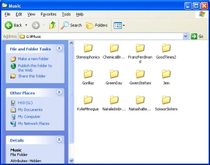 EasyH10 running with MTP player