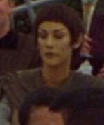 Vulcan female wedding attendee