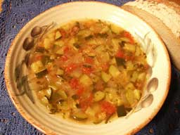 Zucchini-soup
