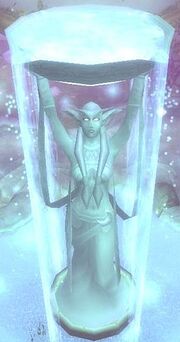 Elune Statue Top View WoW Godddess