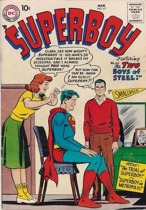 Cover for Superboy #63