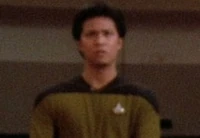 Bridge security officer, Encounter at Farpoint