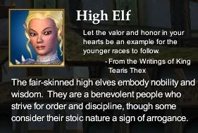 High Elf (Character Race)