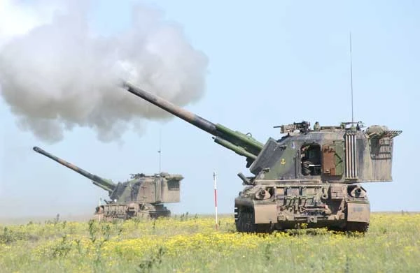 French 155 AUF1 cannon