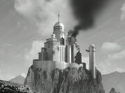 Fortress of doom damaged