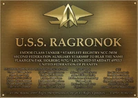 Ragronok plaque