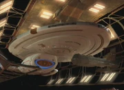 Voyager in drydock