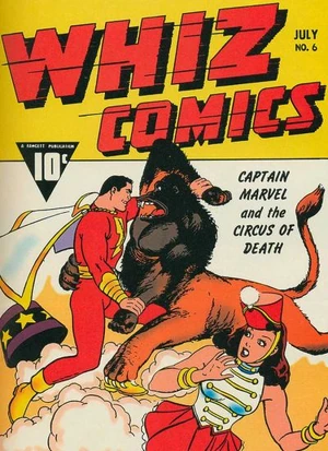 Cover for Whiz Comics #6