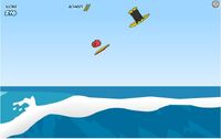 Surfin with the puffle!