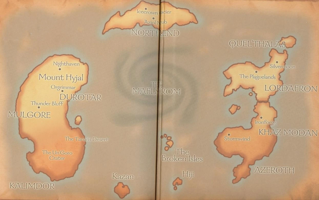 World+of+warcraft+map+of+azeroth