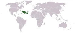 World map Gilana