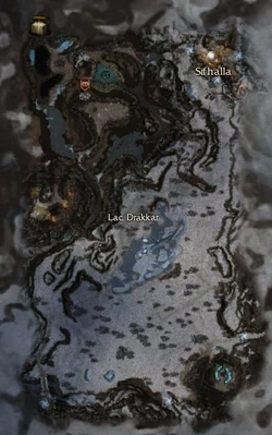 Lac Drakkar carte
