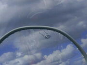 USS Enterprise in Earths sky, remastered