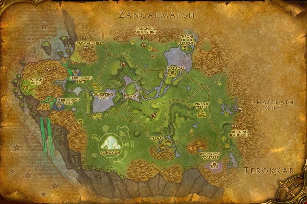 World+of+warcraft+map+poster
