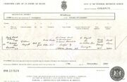 EW death cert