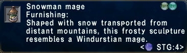 Snowman Mage