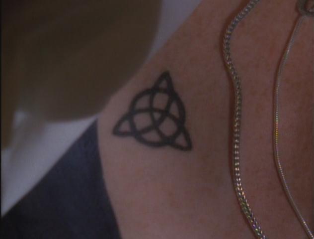 File:Triquetra tattoo.jpg - Charmed Wiki - For all your Charmed needs!