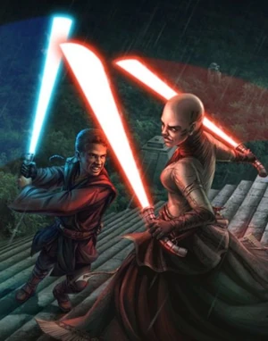 El ataque de Asajj Ventress.
