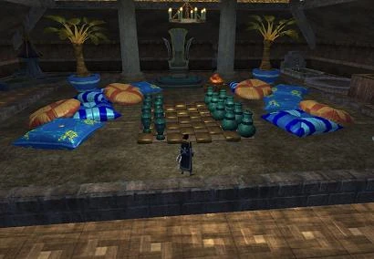 Romie's gaming area in her house