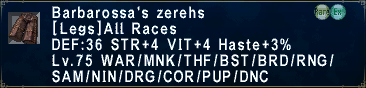 Barbarossa's Zerehs