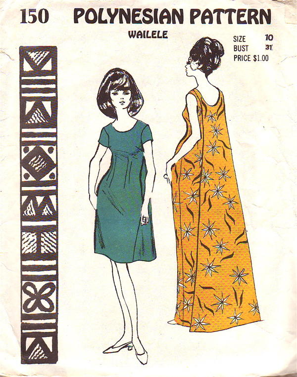 polynesian 150 vintage sewing patterns hawaiian sewing patterns 600x763 Polynesian150 Hawaiian Sewing Patterns