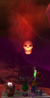 Floating Skull