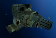 Siege cannon derelict
