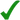 Green check