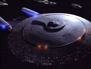 USS Enterprise-D phaser array power up