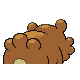 Bidoof espalda G4 hembra