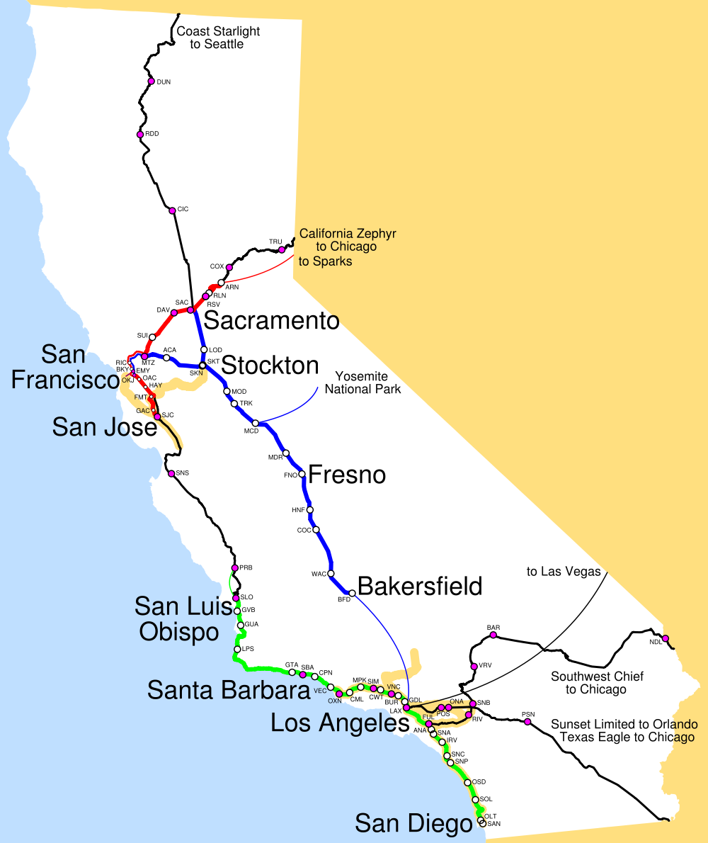 Amtrak California Ferropedia