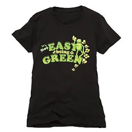 ItsEasyBeingGreenTshirtWomen