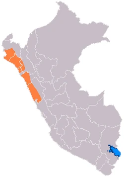 Mapa cultura moche