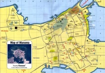 Manama map