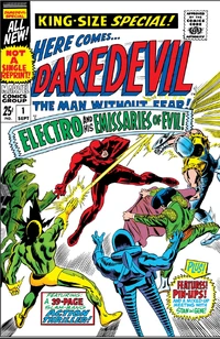 Fighting Daredevil on the cover of Daredevil Annual # 1