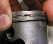 Active 50 piston with rings