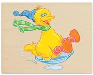 Stampabilities snow fun for big bird