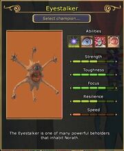Eyestalker arena stats