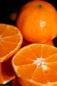 tangerine color sample