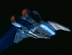 Federation attack fighter, aft ventral