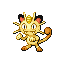 Imagen de Meowth en Pokémon Rubí y Zafiro