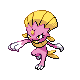 Imagen de Weavile variocolor hembra en Pokémon Diamante y Perla