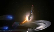 USS Lakota fires on the Defiant-6