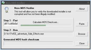 Md5sum step3