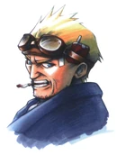 Cid Highwind of Final Fantasy VII.