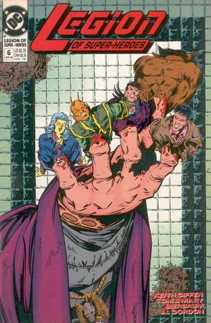 Cover for Legion of Super-Heroes #6