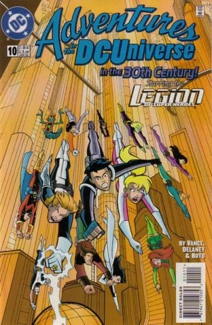 Cover for Adventures in the DC Universe #10