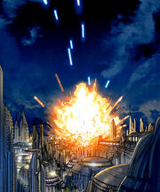 Anwesen-Explosion