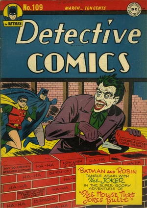 Cover for Detective Comics #109