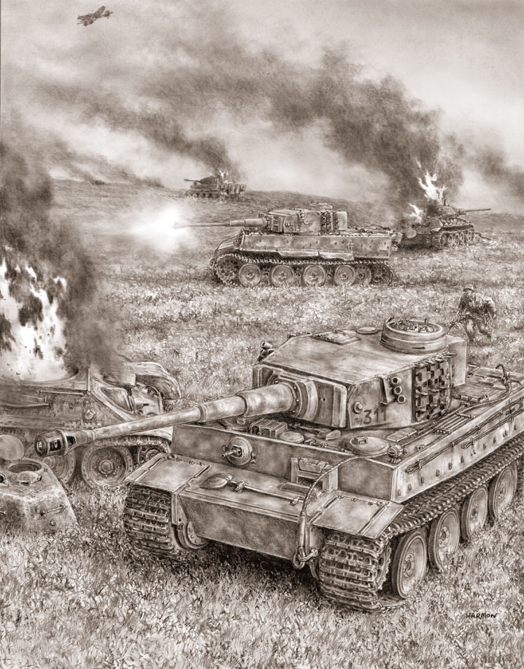 tanks at the battle of kursk